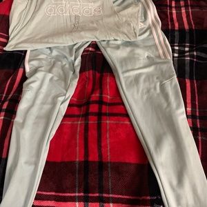 Adidas foot fit pant and tank set Mint